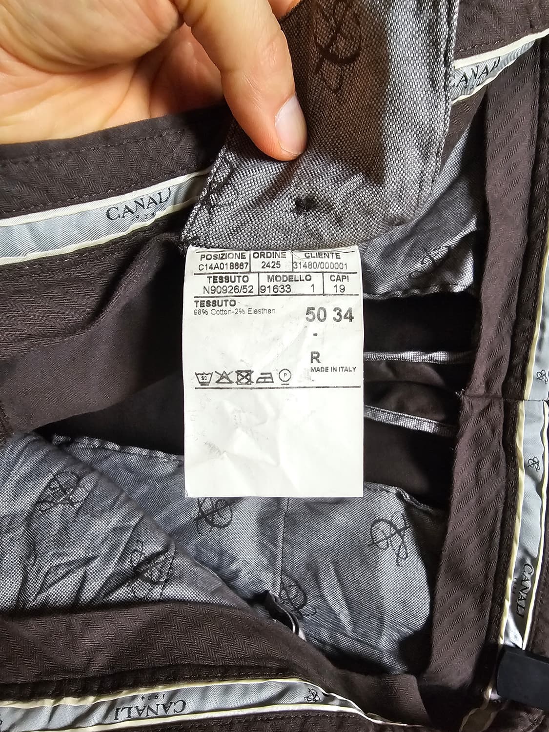 카날리 팬츠 몰스킨 34 상품이미지7