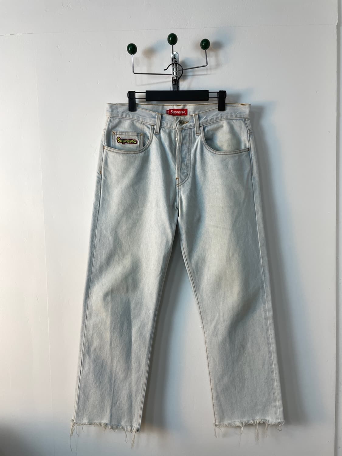 슈프림 자수 로고 데님 팬츠  상품이미지2