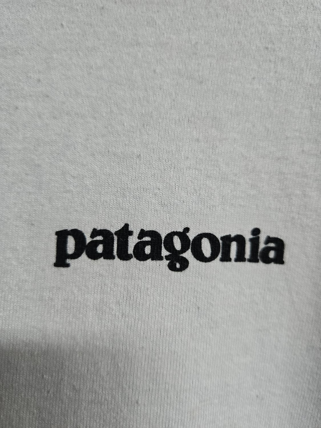파타고니아 반팔티 화이트 L사이즈 상품이미지3