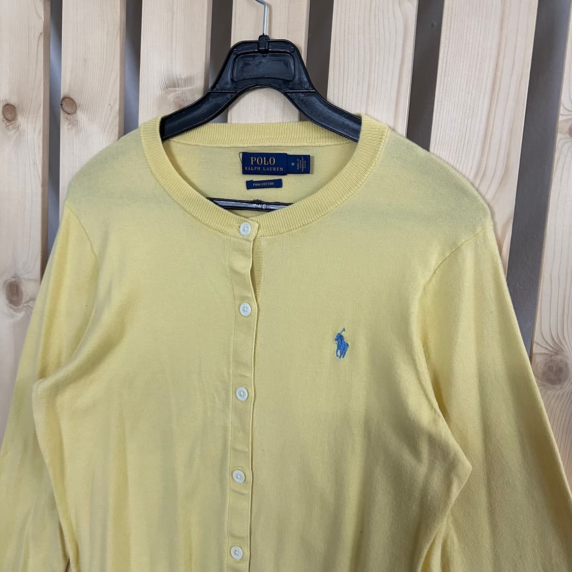 (S) 폴로 랄프로렌 옐로우 니트 가디건 상품이미지4