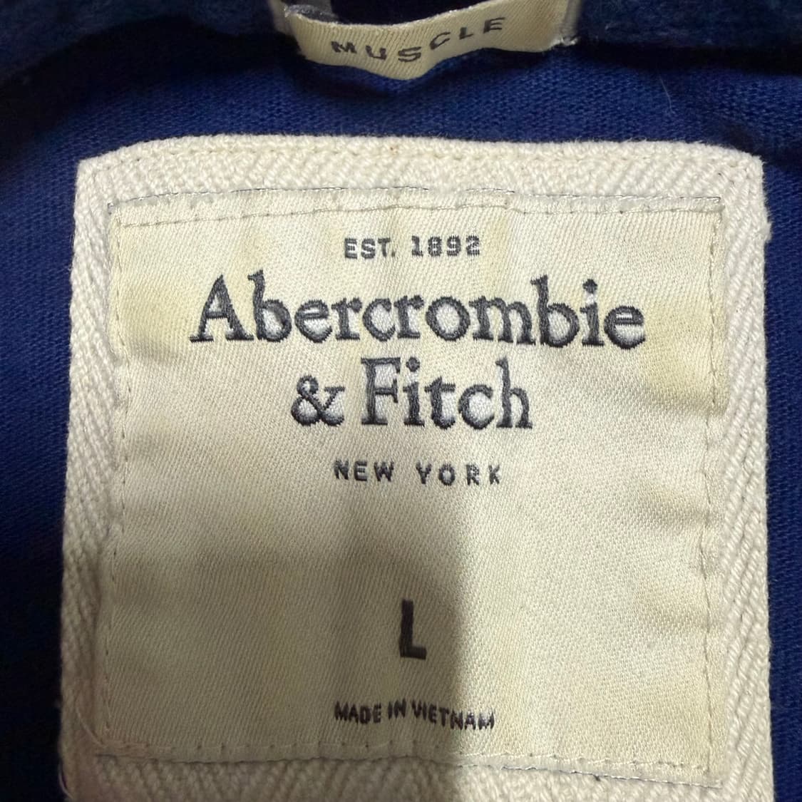아베크롬비 네이비 긴팔티 L 상품이미지3
