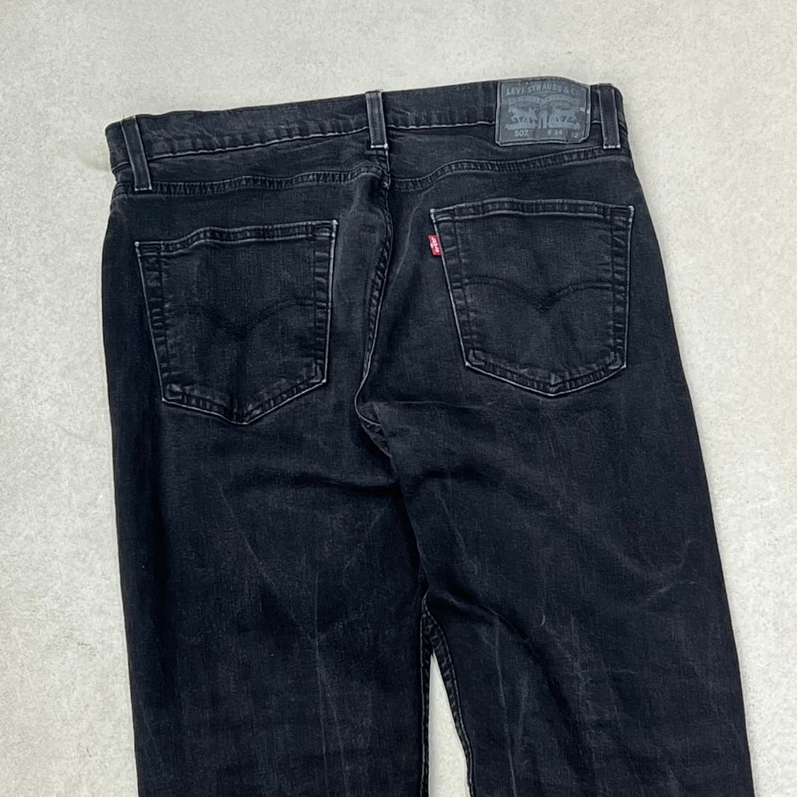 리바이스 502 흑청 데님팬츠 s09752 상품이미지4