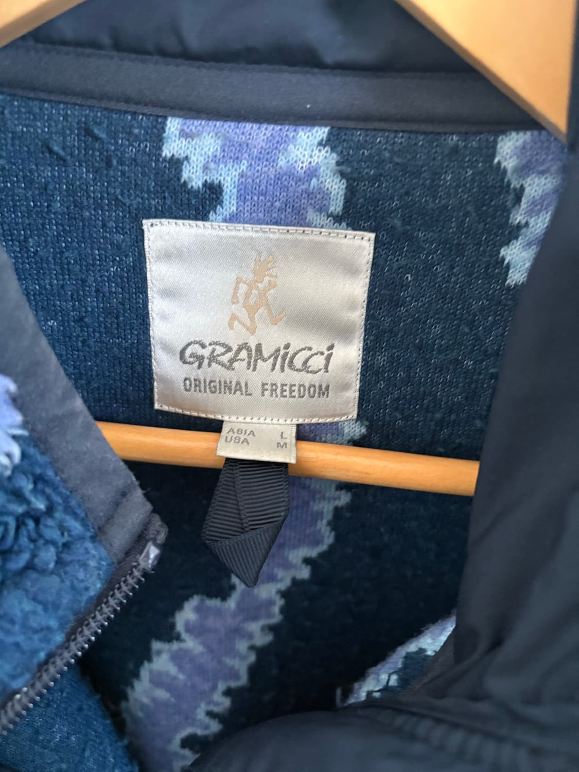 그라미치 쉐르파 패턴 후리스 자켓 L 상품이미지3