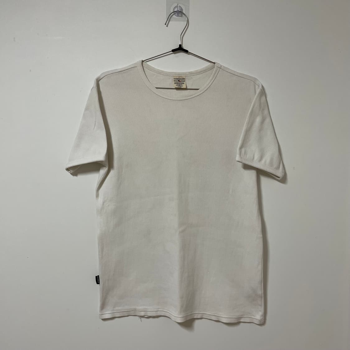 AVIREX WHITE RIBBED SHORT SLEEVE 상품이미지5