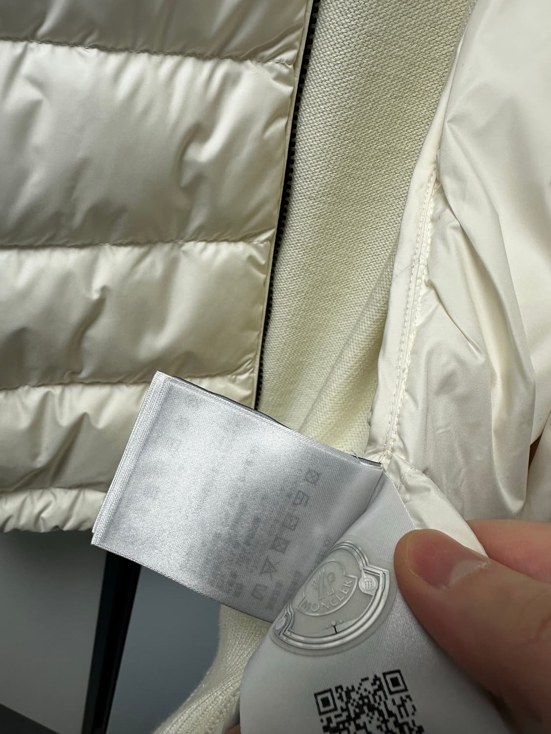 몽클레어 니트패딩 화이트 XXL 상품이미지8