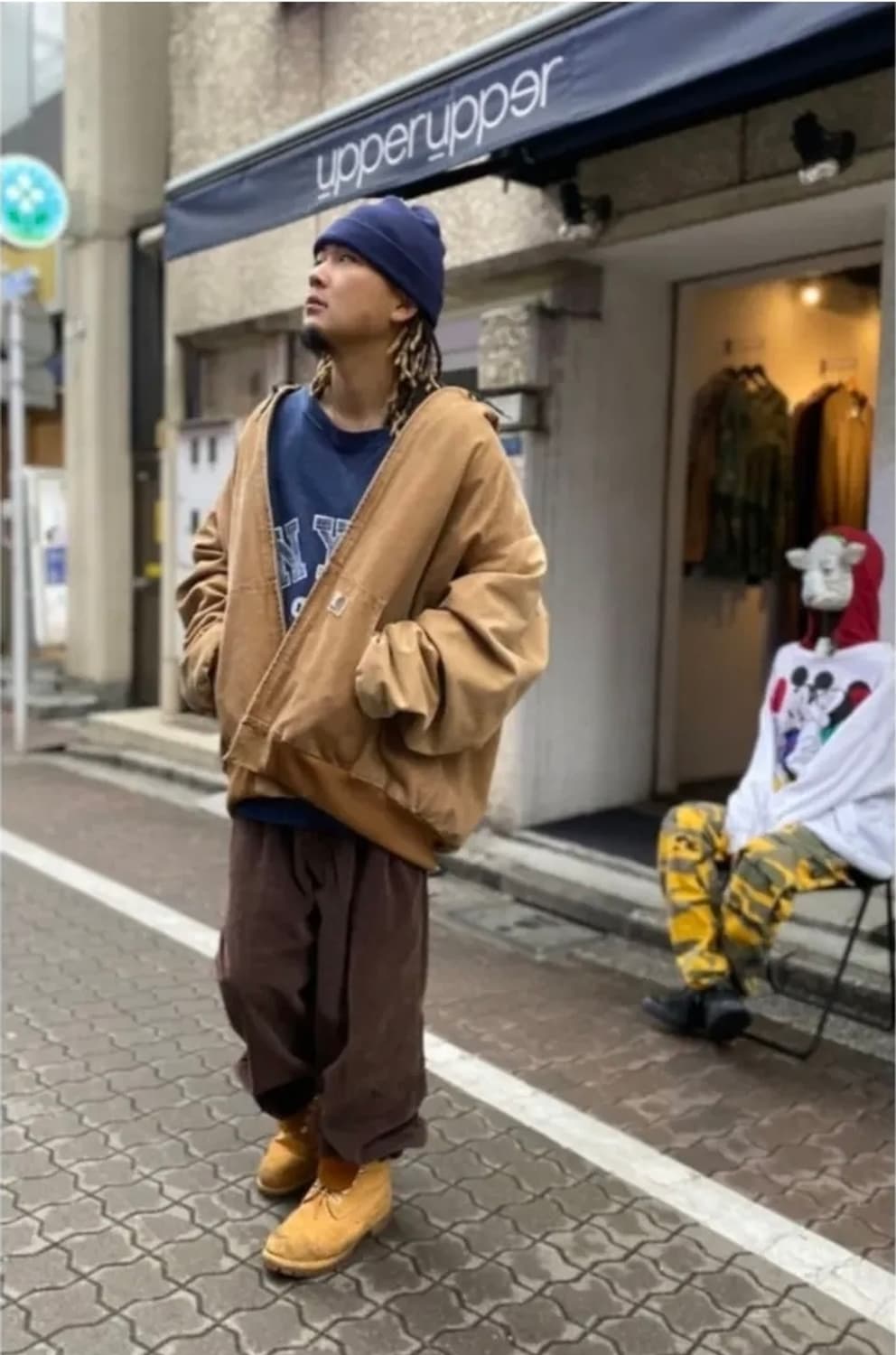 90's 칼하트 빈티지 덕 액티브 자켓 J03 네이비 XL 상품이미지9