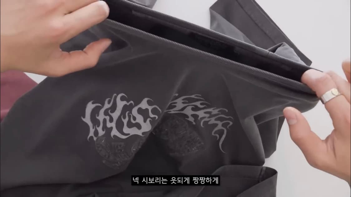 인세인개러지x슬로우보이 비슬로우 티셔츠 한정판 L사이즈 핏더사이즈 상품이미지5