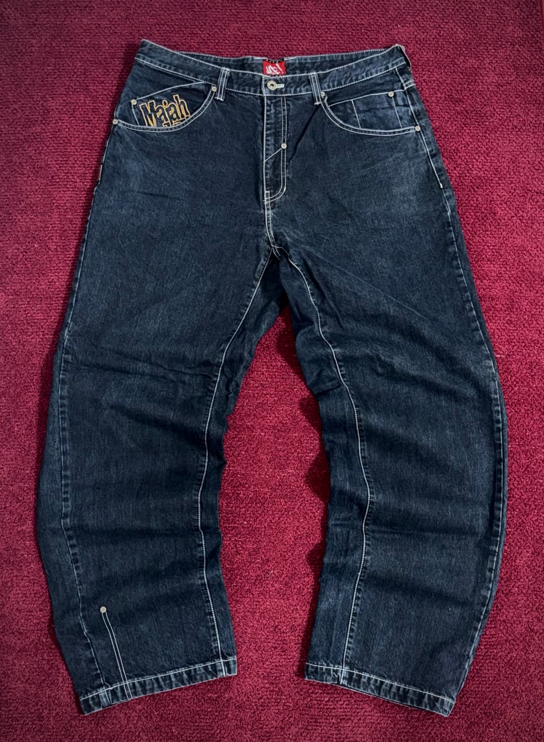 마자 플라바 와이드 생지 데님 팬츠 36 상품이미지6