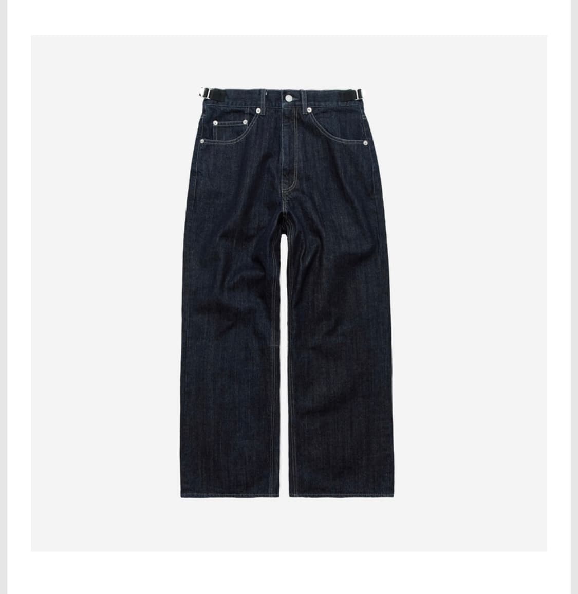 [2] 폴리테루 고시마 데님 팬츠 원 워시 인디고 상품이미지1