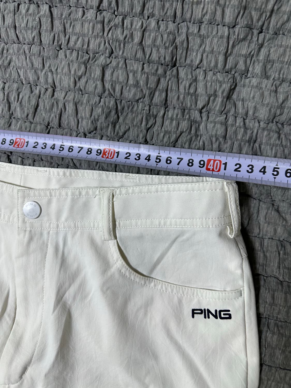 핑 PING 흰색 골프 바지 상품이미지7