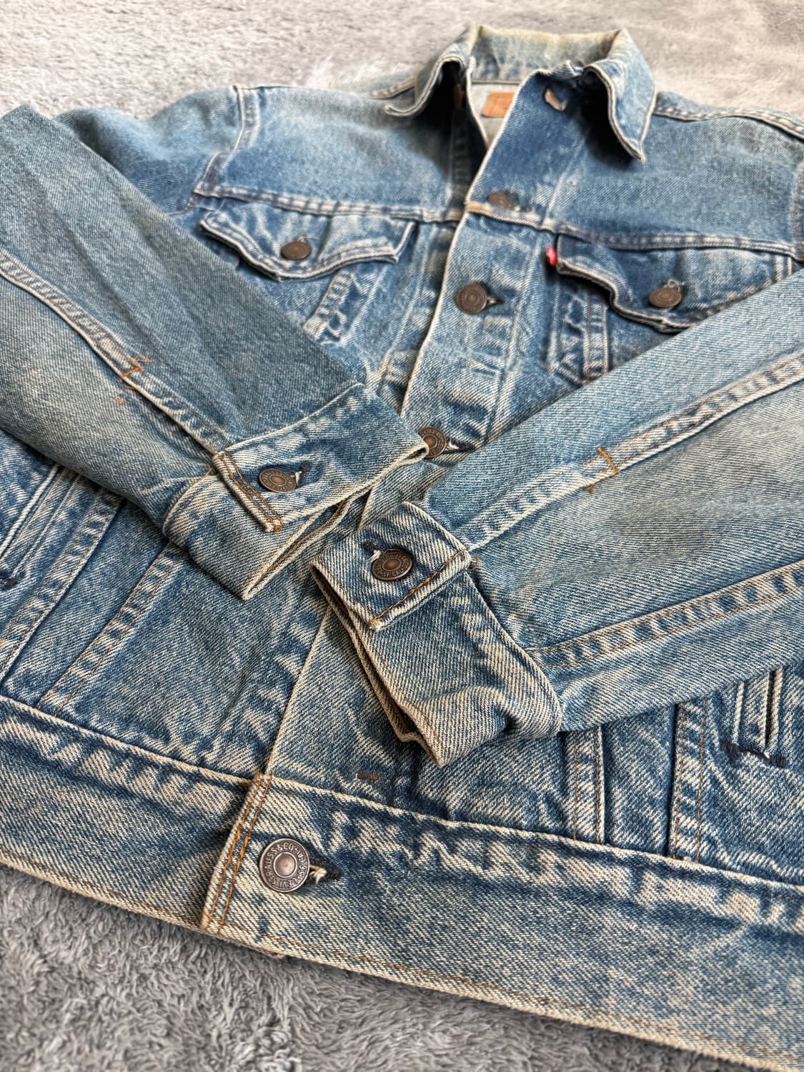 1980‘s USA 리바이스 70506 데님 트러커 자켓 38 상품이미지6