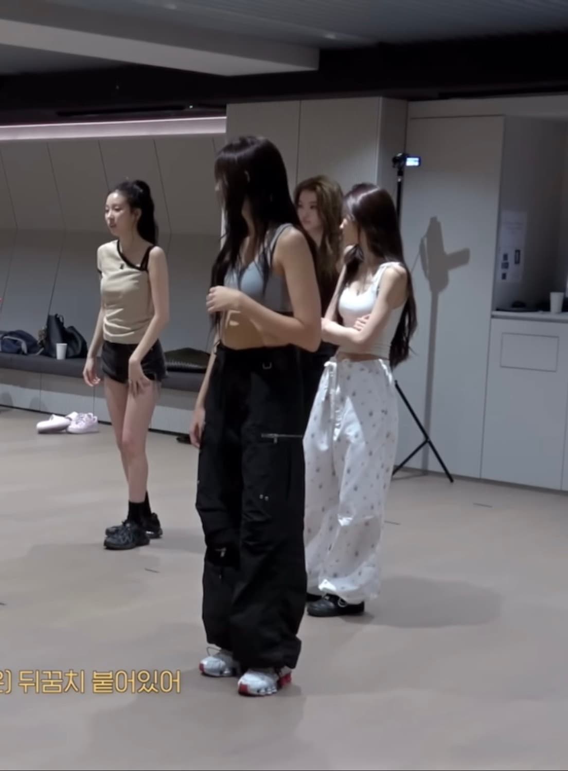 미야오 가원 닝닝 착용) 나체 PUCKERING 펌킨 카고 조거 팬츠 상품이미지4