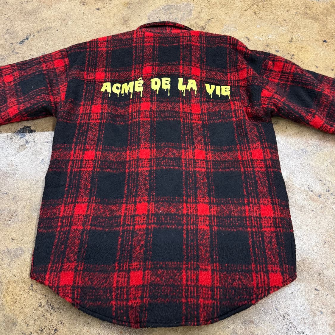 [정품/1] 아크메드라비 체크 누빔 셔츠 b14 상품이미지4