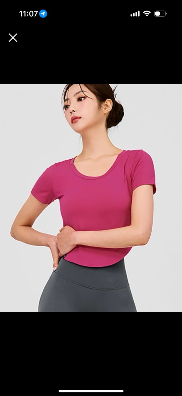 젝시믹스 크롭탑 상품이미지1