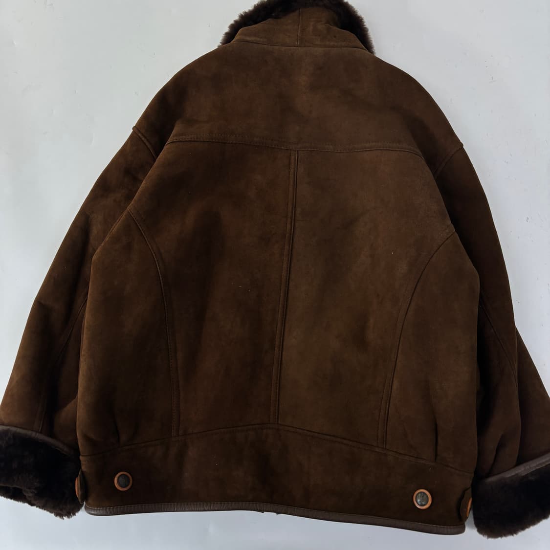 입생로랑 양피양모 스웨이드 무스탕 상품이미지5