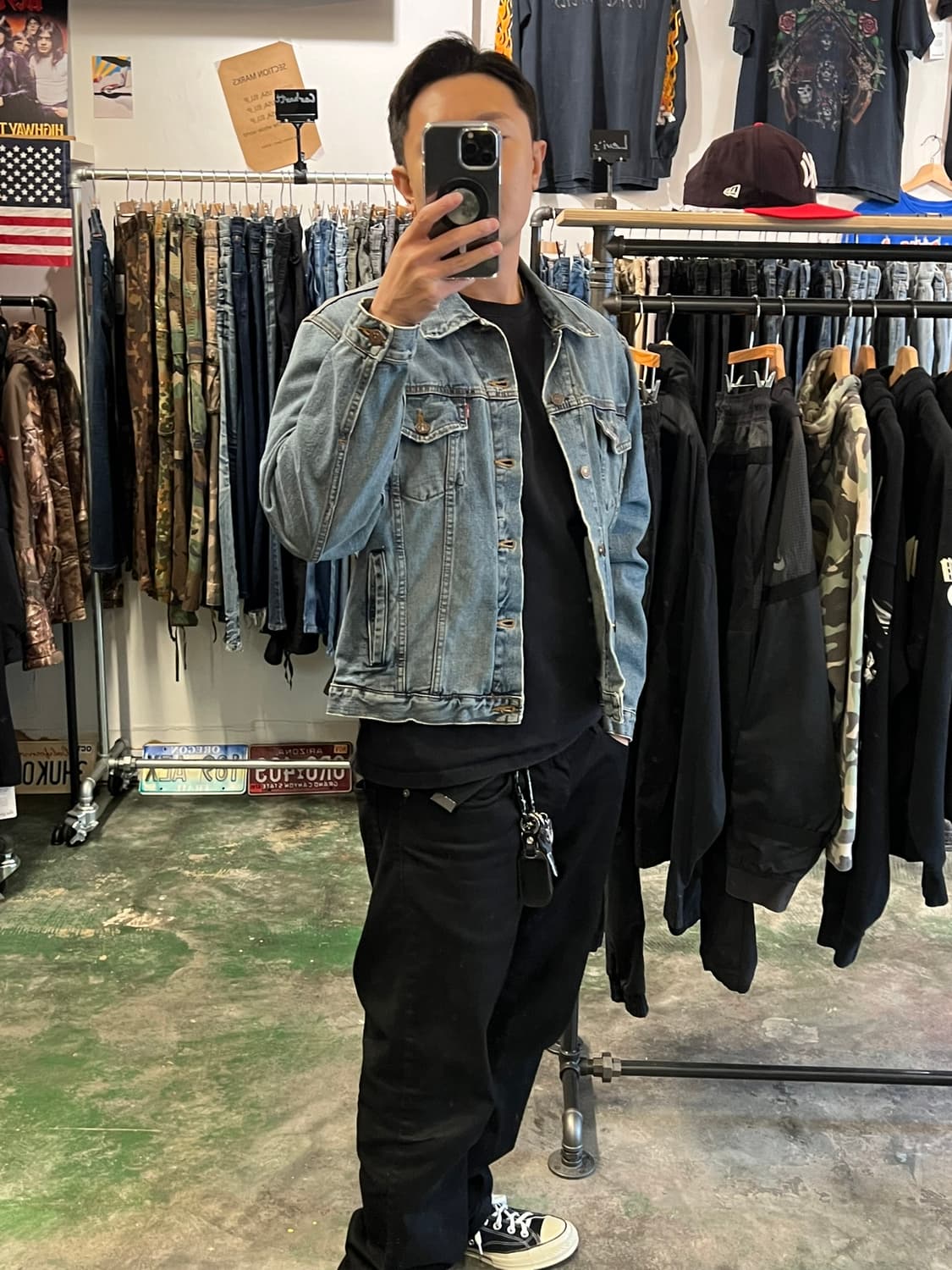 90s [L] 리바이스 타입3 트러커 데님 청자켓 KOREA MADE 상품이미지10