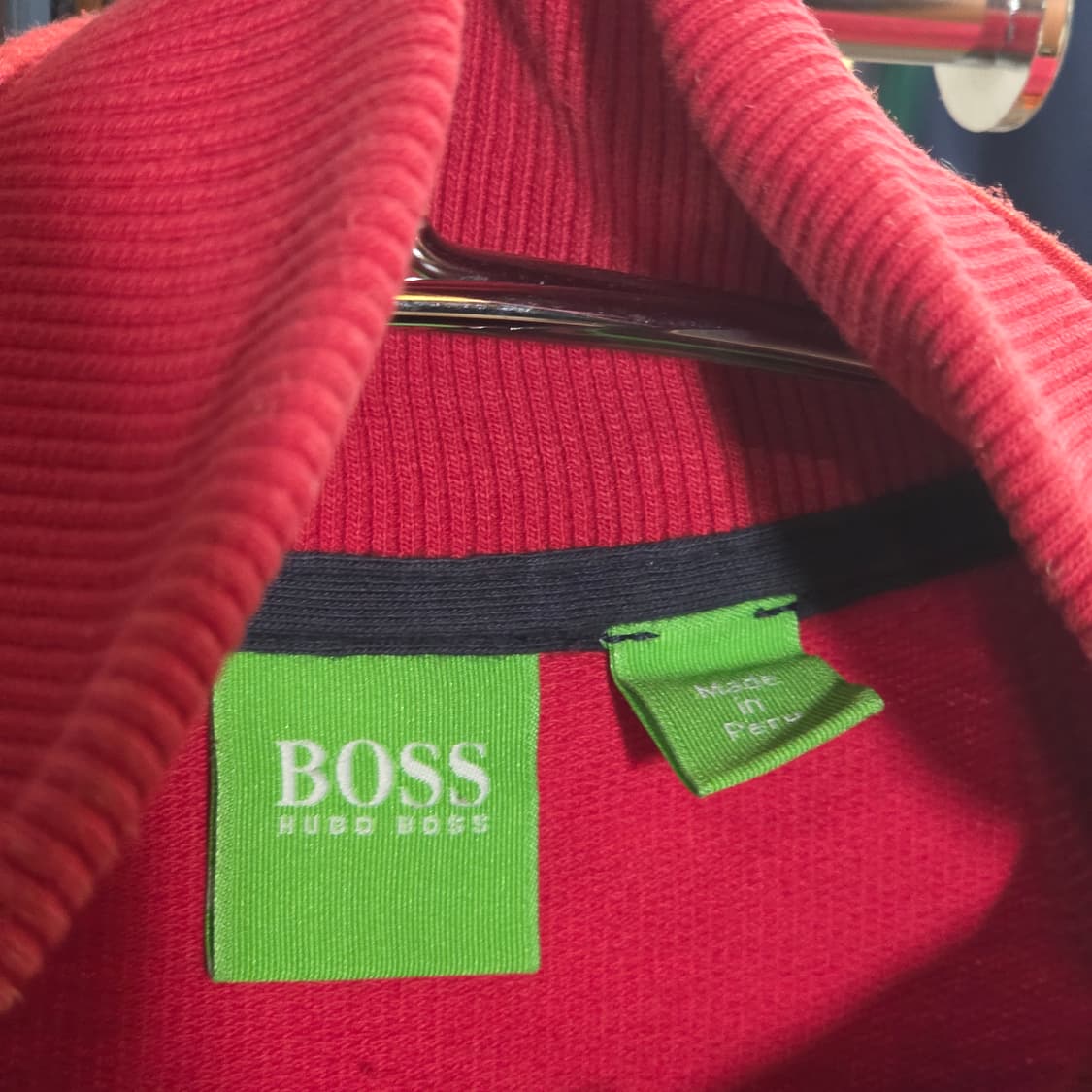 휴고보스 레드 코튼 트랙탑 집업 상품이미지9