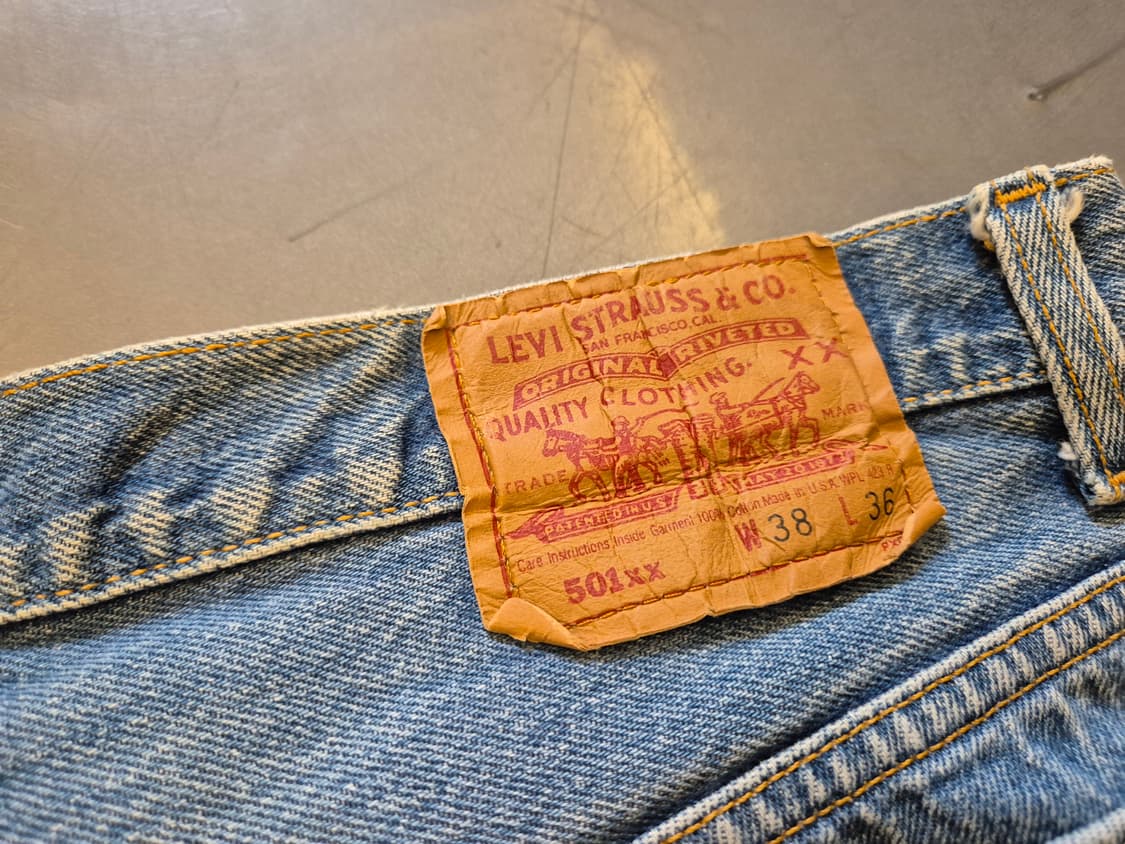 90s 리바이스501xx 데님 팬츠 made in usa 상품이미지5