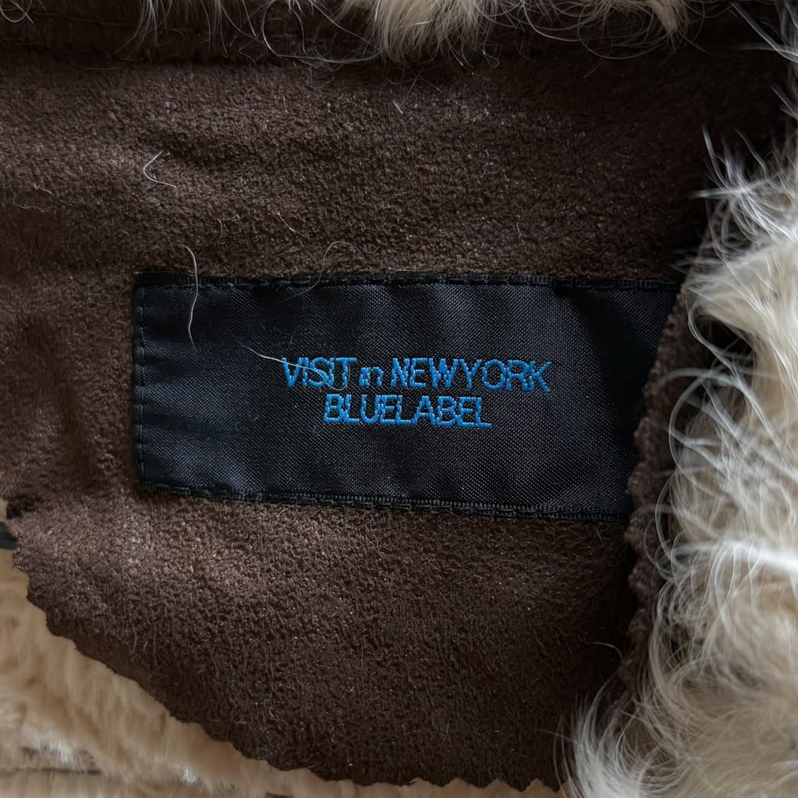 3661 브라운 양털 스웨이드 퍼조끼 상품이미지5