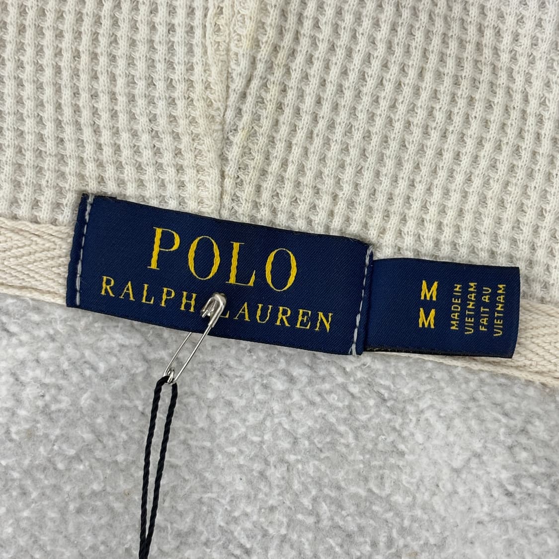 폴로 랄프로렌 그레이색 써멀 후드집업 상품이미지3