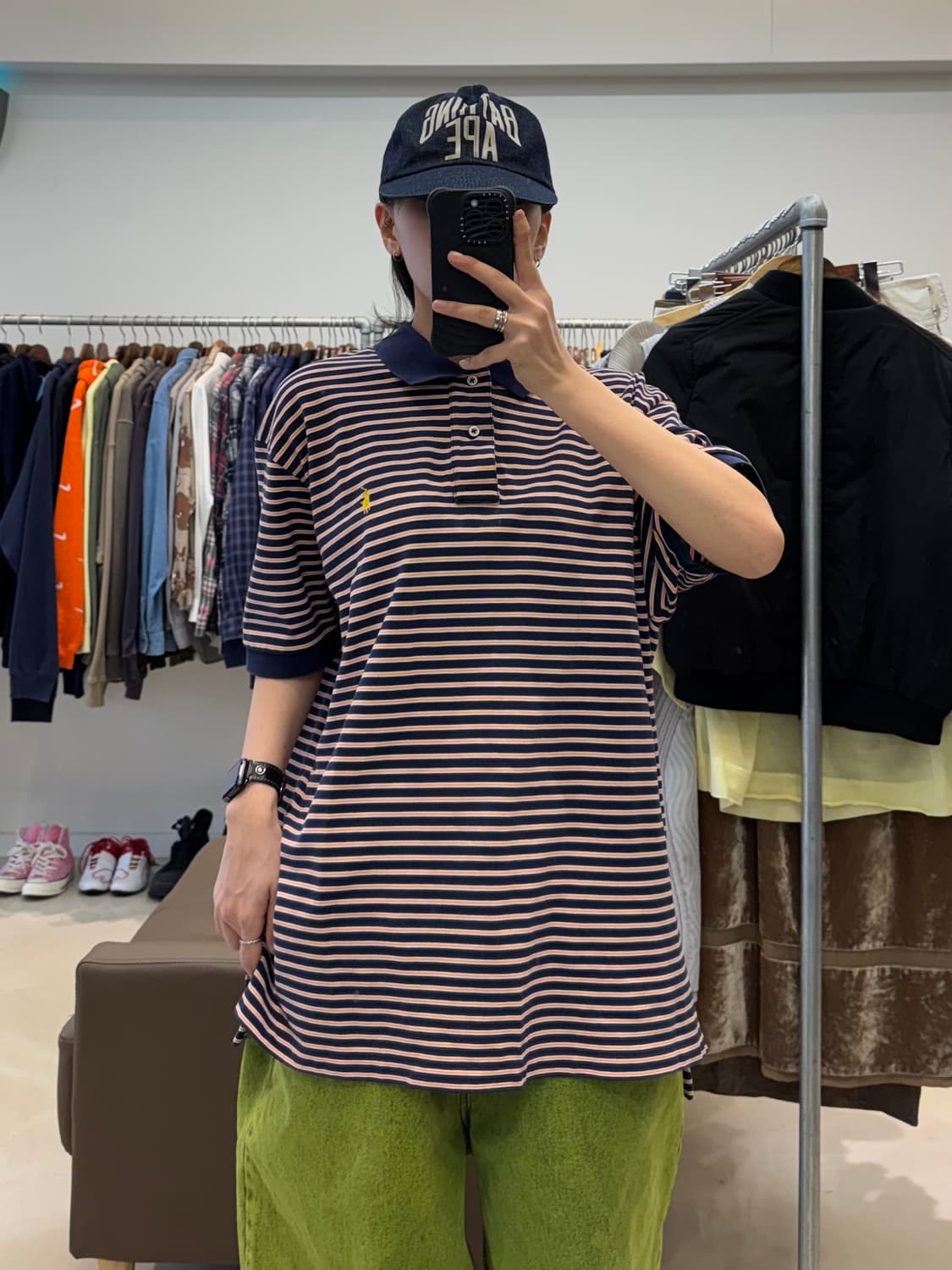 폴로 스트라이프 카라 티셔츠 상품이미지5