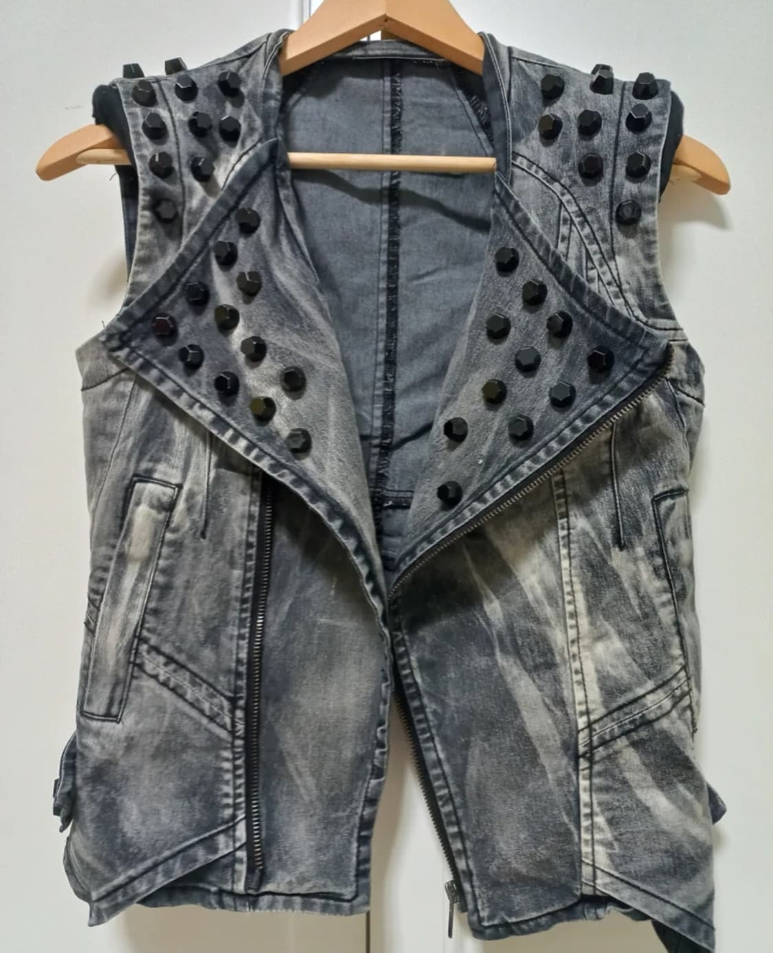 Y2k denim vest 상품이미지1