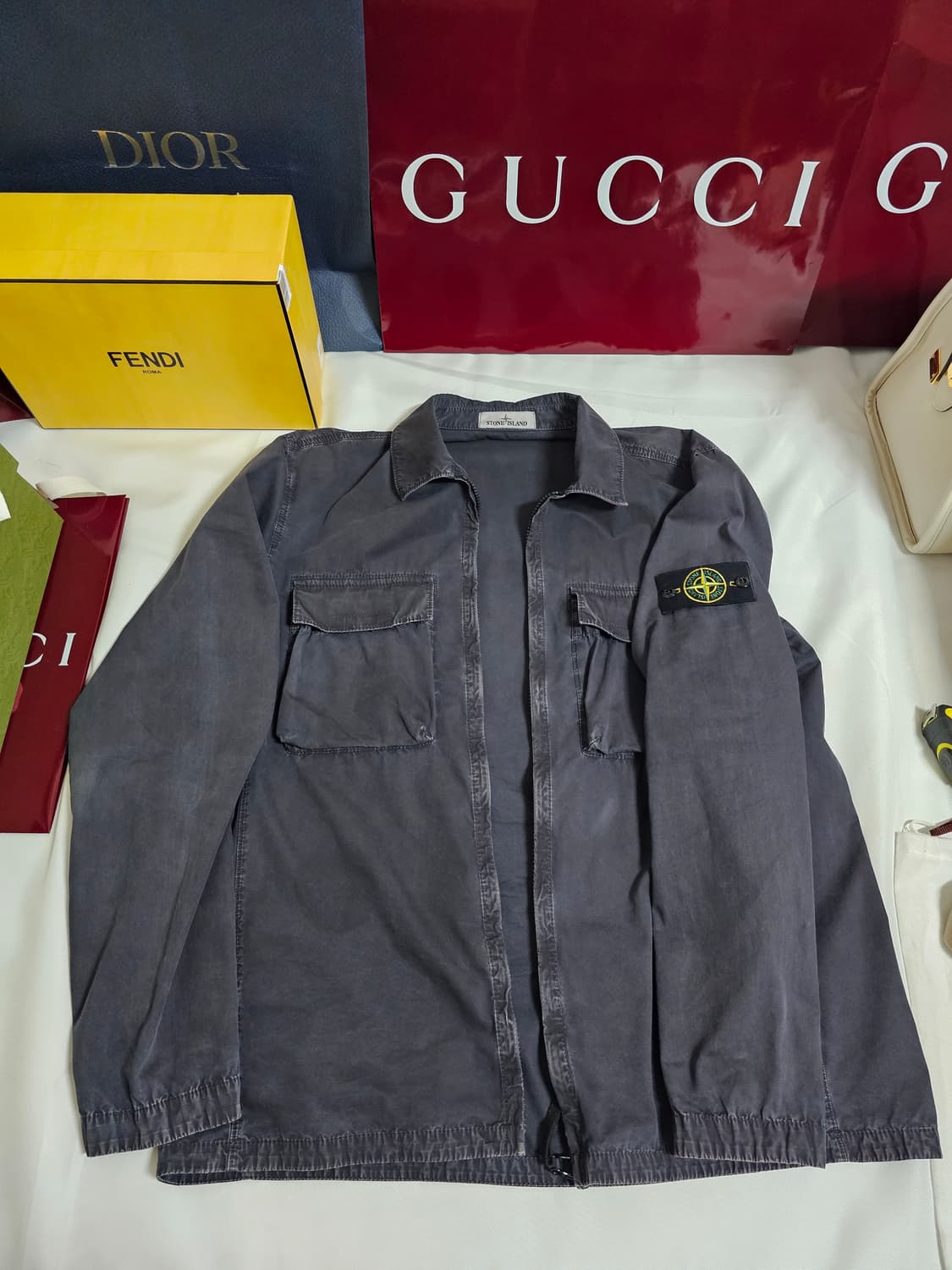 (최저가)스톤 아일랜드 셔츠바지 셋업 상품이미지1