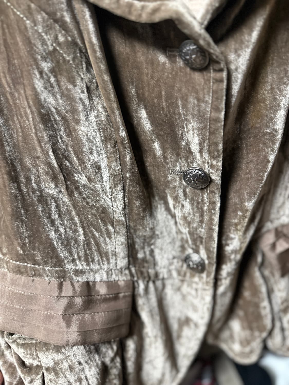 Italy SCERVINO street 빈티지 샴페인골드 자켓 상품이미지5