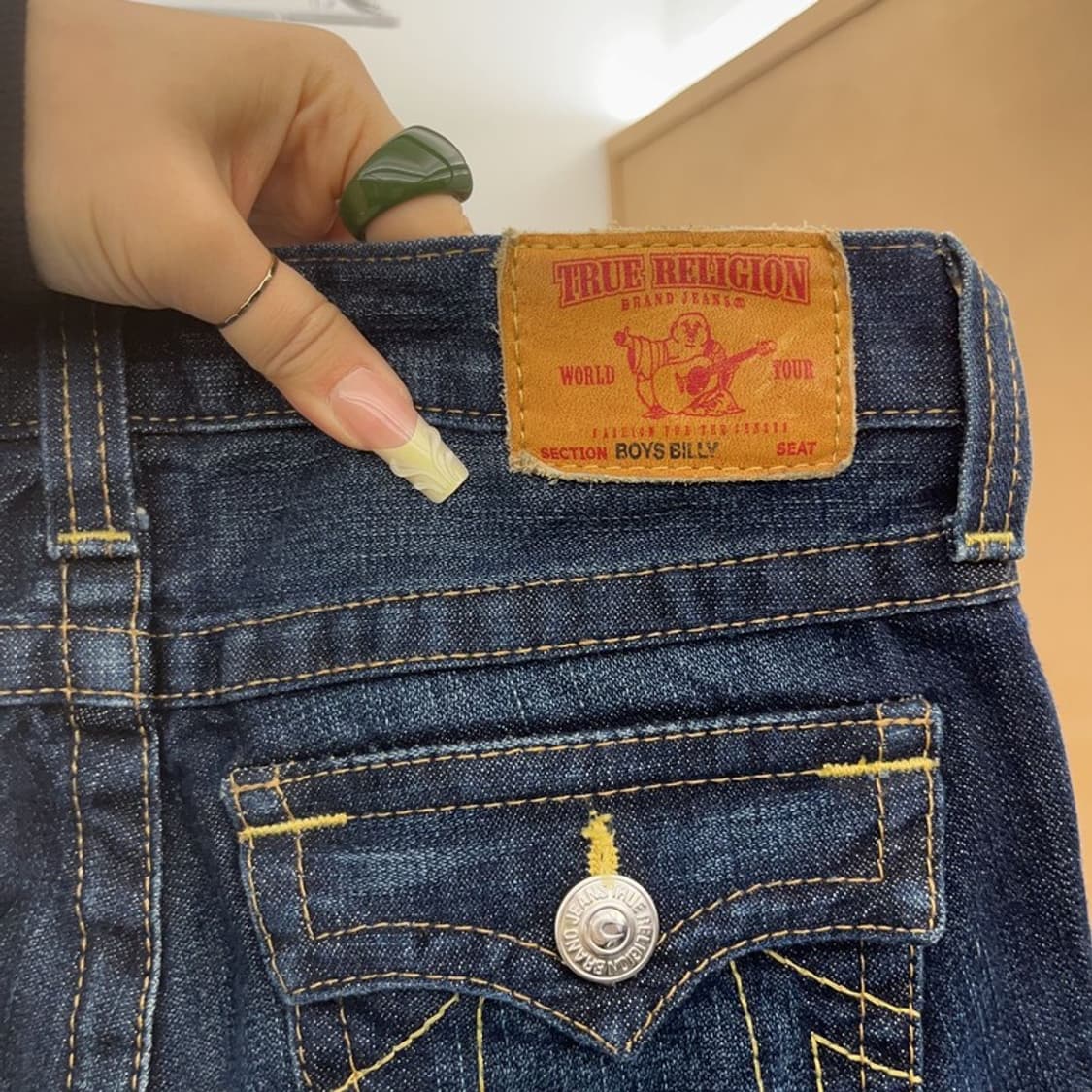 트루릴리전 보이즈 빌리 빈티지 캐주얼 데님팬츠 12 C08065 상품이미지3