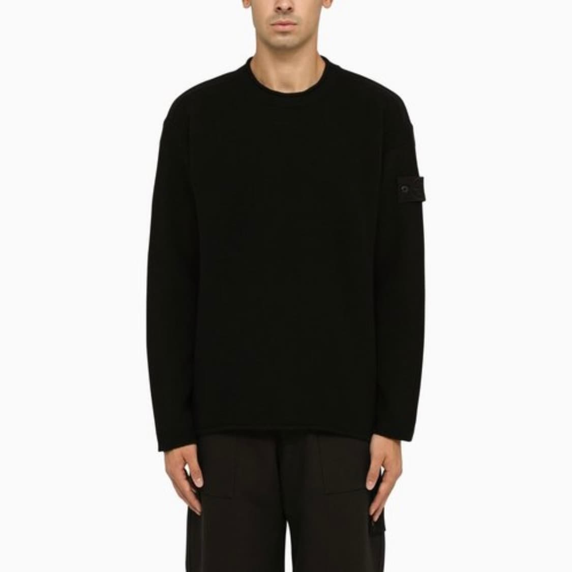 [XL] 스톤아일랜드 고스트피스 PURE WOOL 라운드 니트 네이비 상품이미지2
