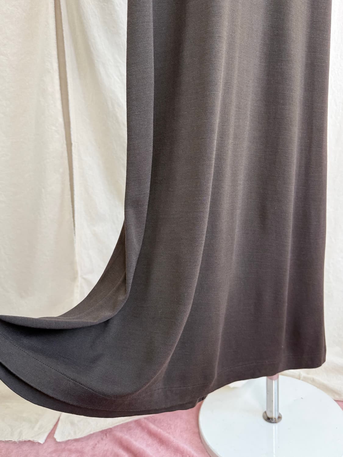 Maxmara (Italy) 레이온 울 롱 드레스 상품이미지5