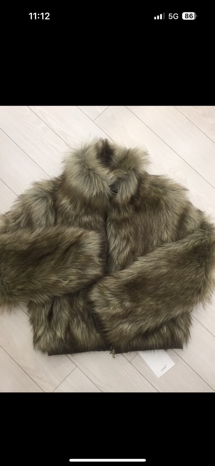 LCDC 퍼 집업자켓 팝니다 상품이미지3