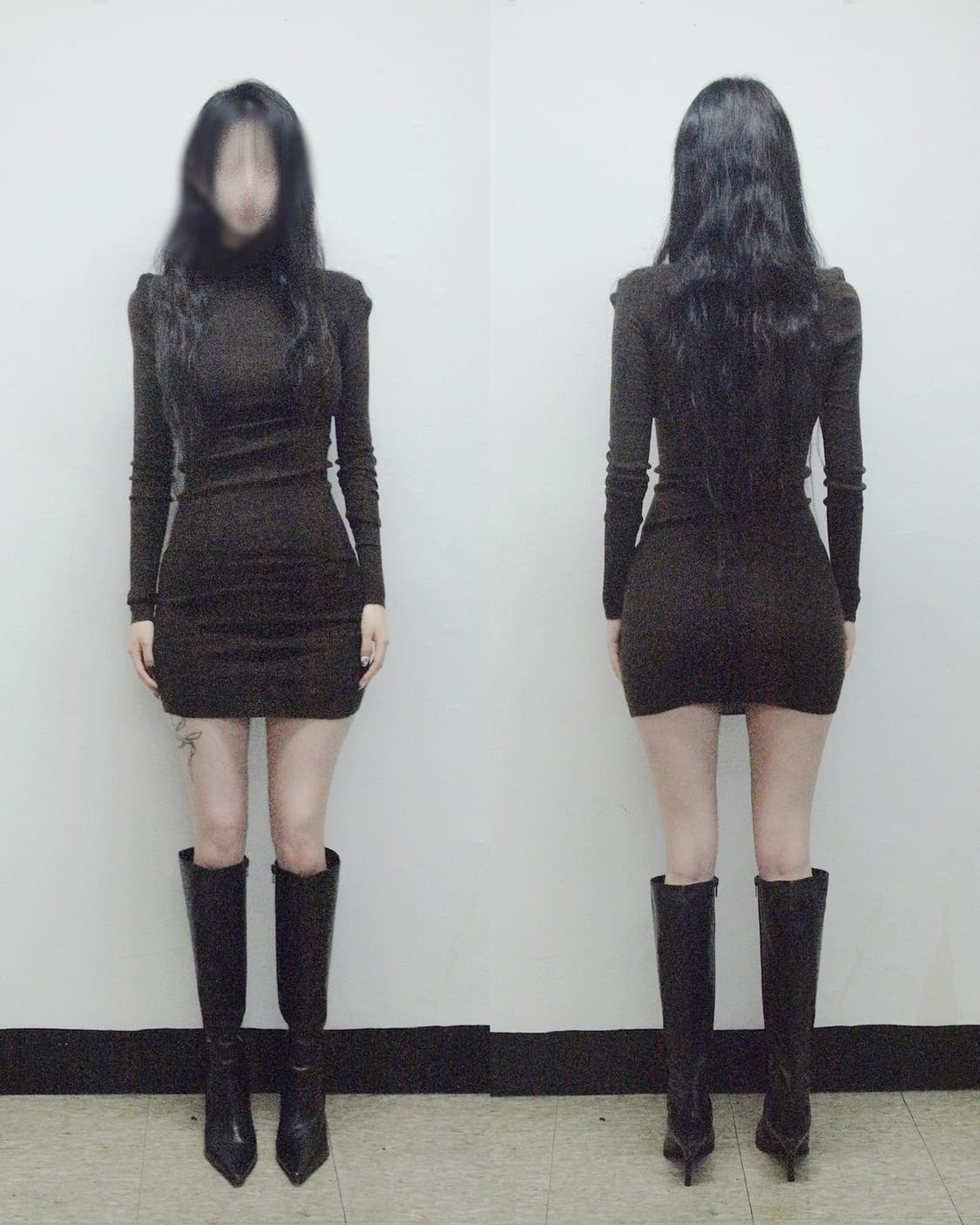 막스마라 캐시미어 울 니트 미니원피스 상품이미지1