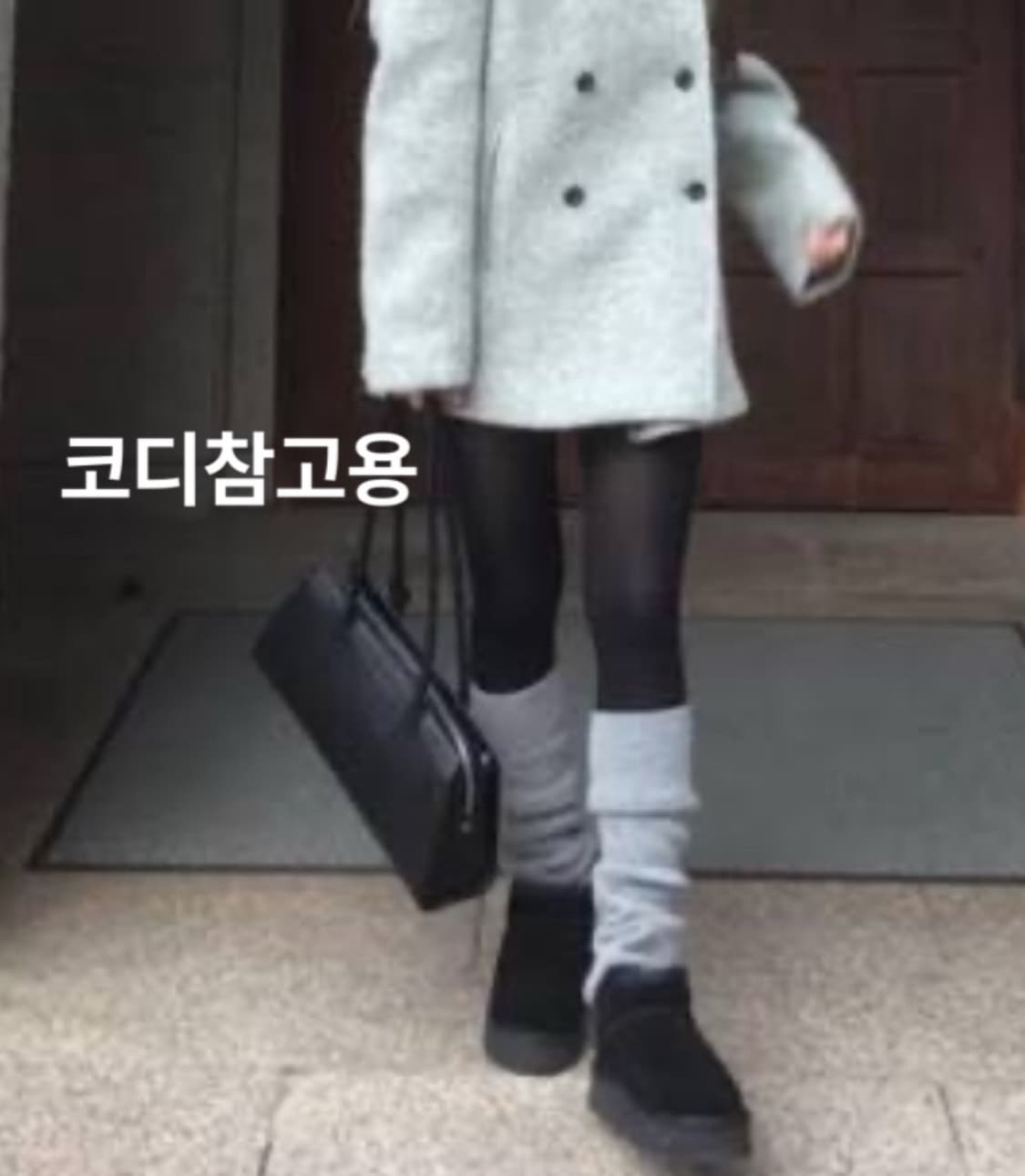 230 235 풀박 새상품 어그 미니 베일리 지퍼 블랙 앵클 부츠 방한 상품이미지7