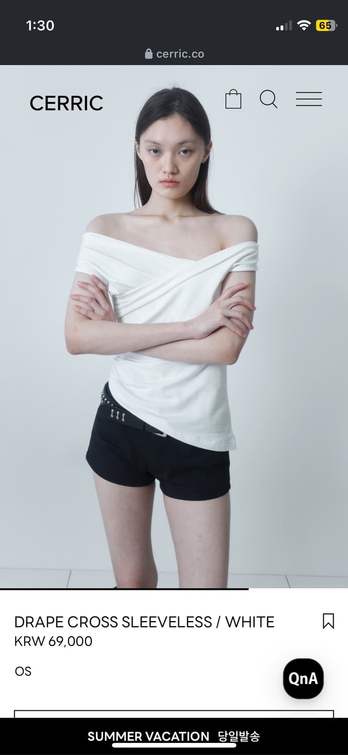 cerric drape cross sleeveless 세릭 상품이미지2