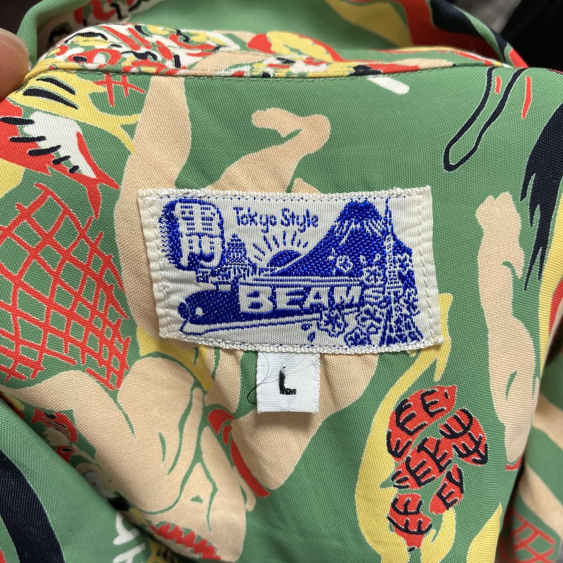 빔즈 선서프 일본 남성하와이안셔츠 남방 L  상품이미지4