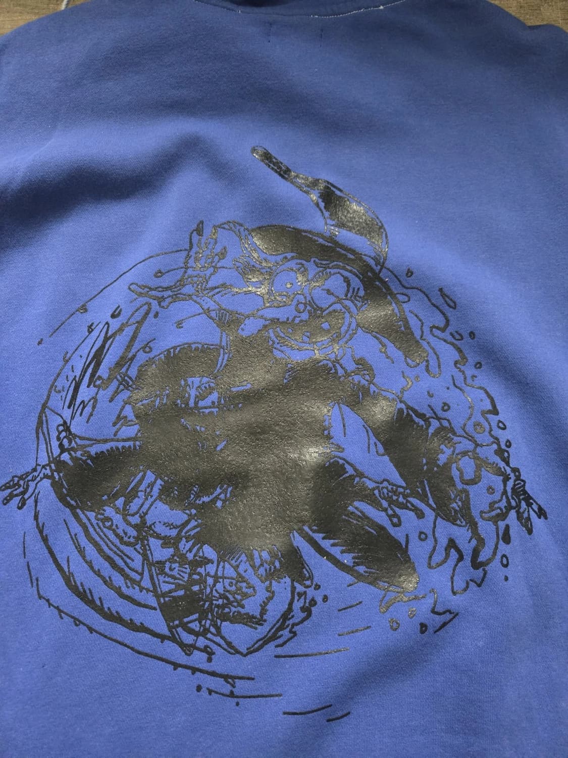 ERL 이알엘 X  나이키 위치 1 후디 블루 상품이미지6