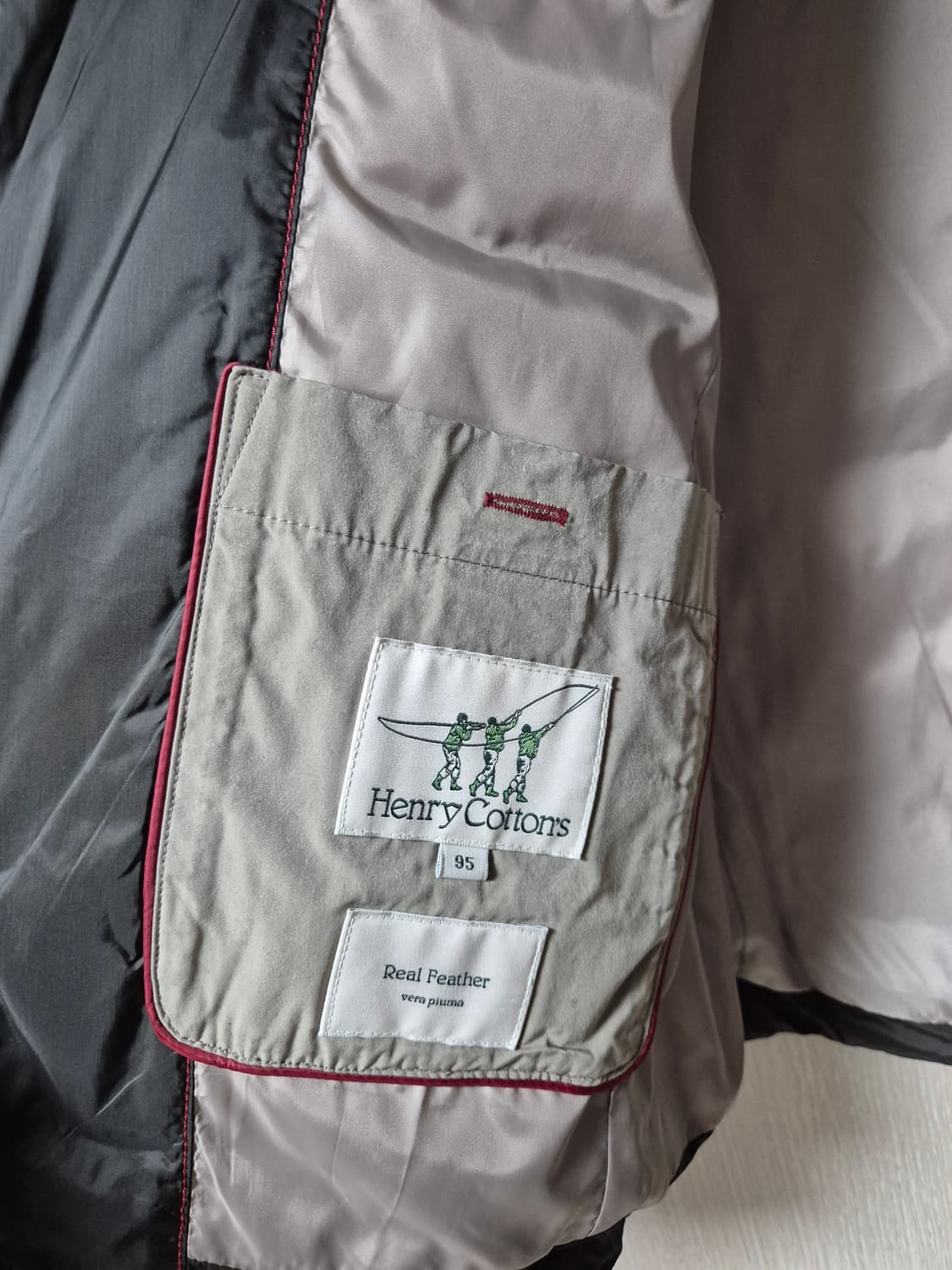 헨리코튼 구스 다운  경량 자켓 남성 95 상품이미지8