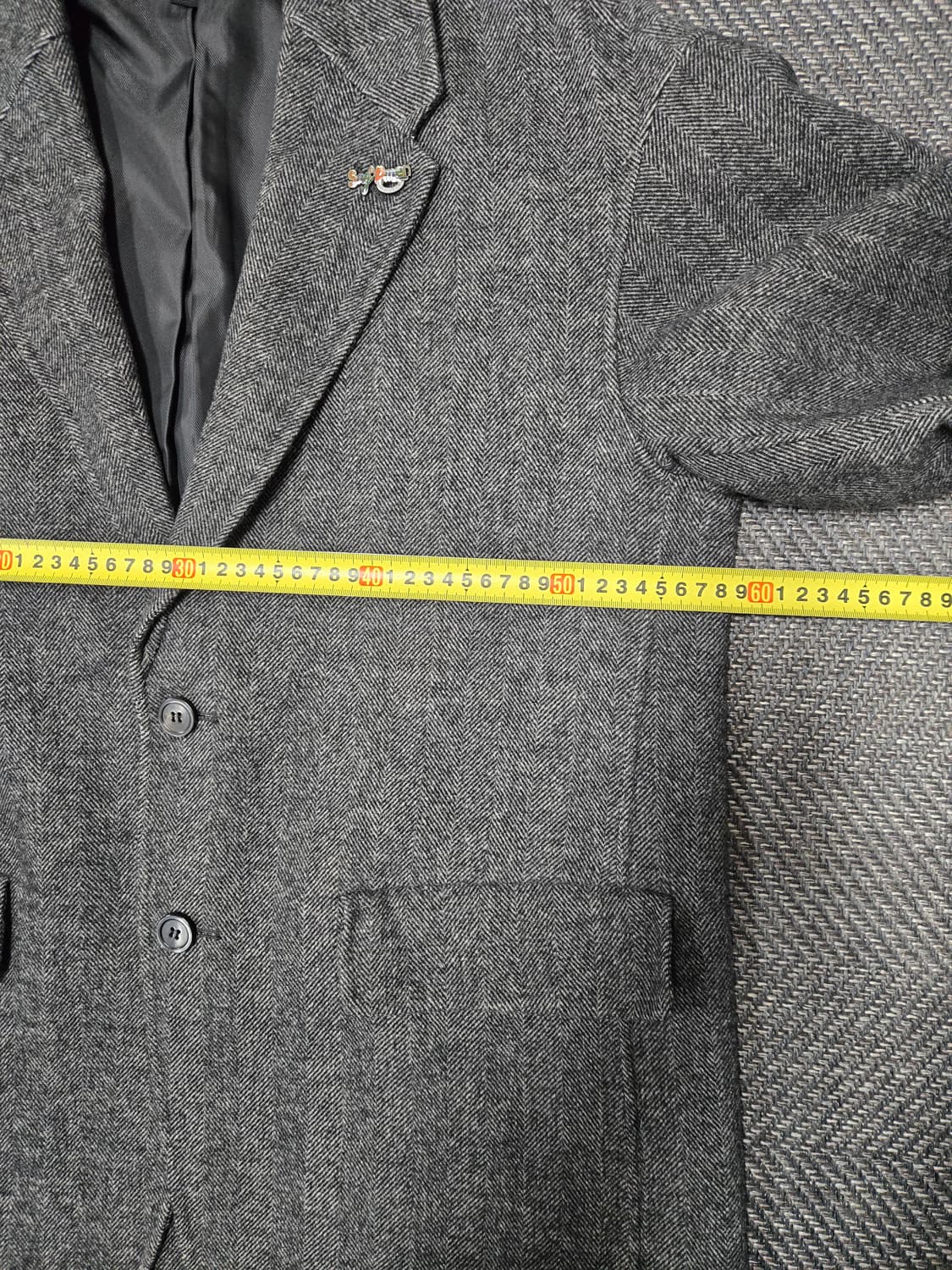 커스텀멜로우 핸드메이드 헤링본 오버핏 자켓 상품이미지7