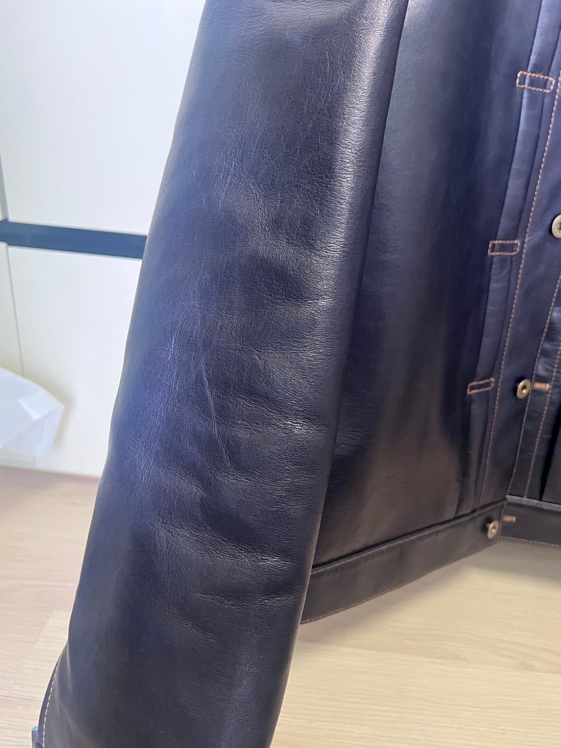 Y'2 leather IB-140 인디고호스 1세대 타입 자켓 상품이미지7