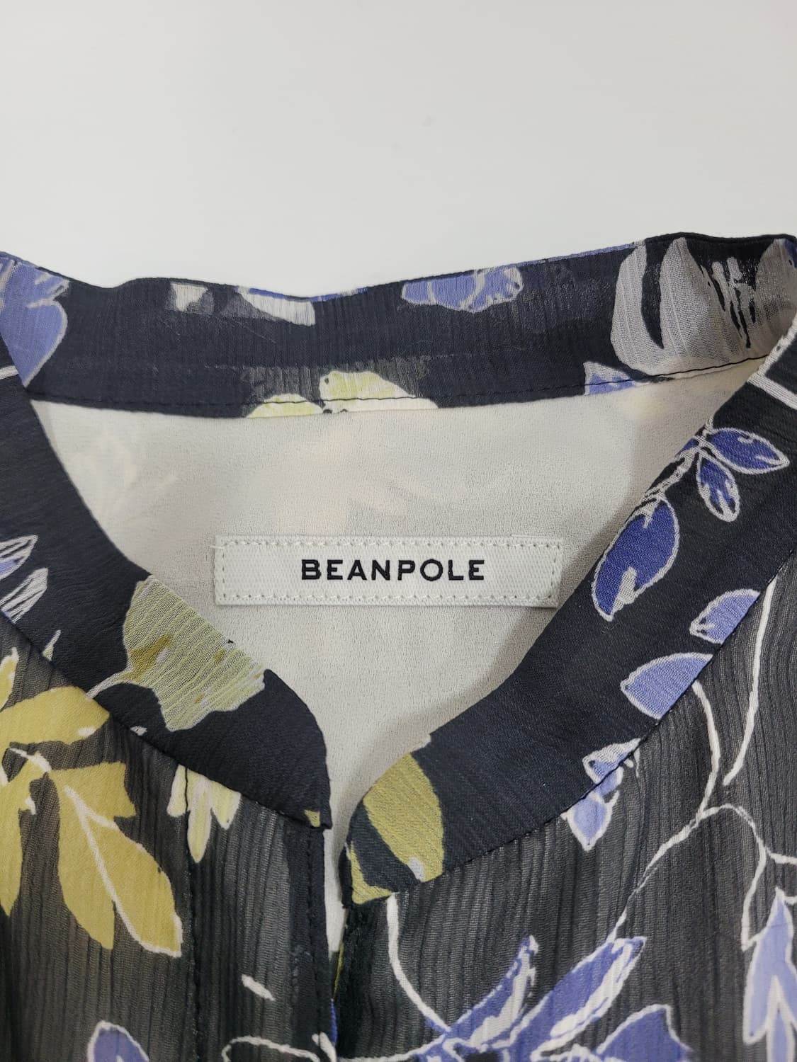 BEANPOLE 빈폴 언발란스 플라워 쉬폰 원피스 / 여 95 다크네이비 상품이미지7
