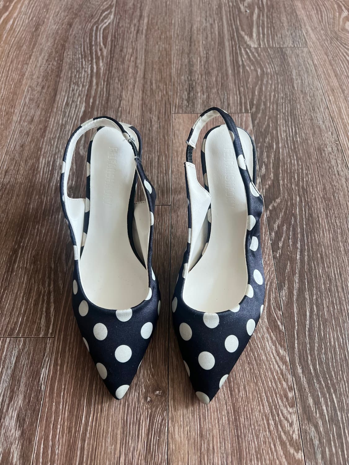 새틴? 실크느낌 소재 슬링백 펌프스 힐  상품이미지1