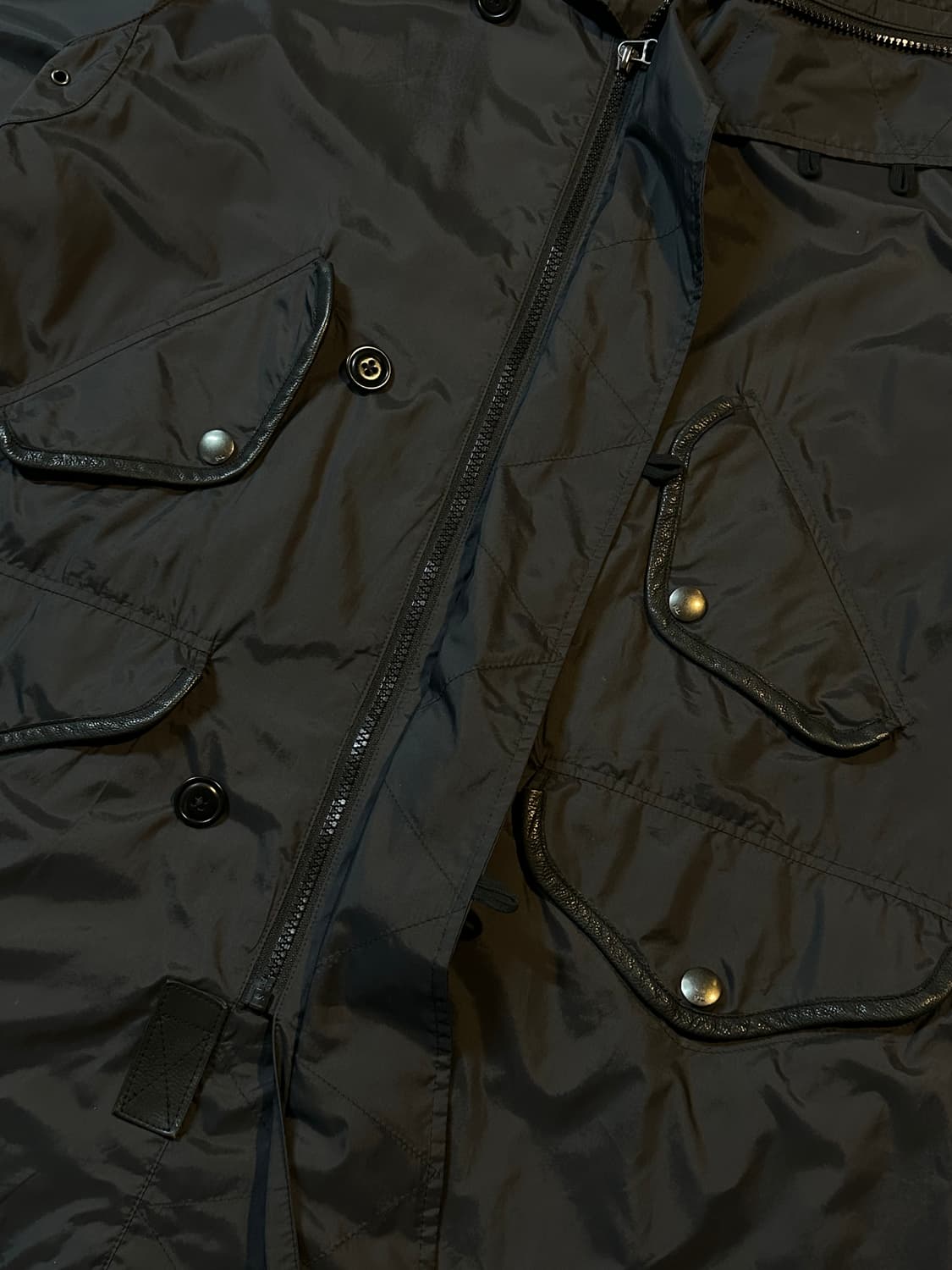 폴로 랄프로렌 롱 후드 야상 자켓 블랙 상품이미지3