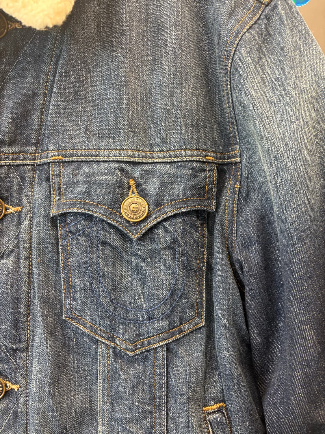 트루릴리전 데님 쉐르파 L 상품이미지3