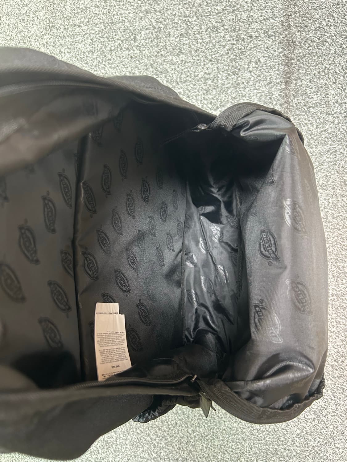 디키즈 로고 백팩 블랙 상품이미지3