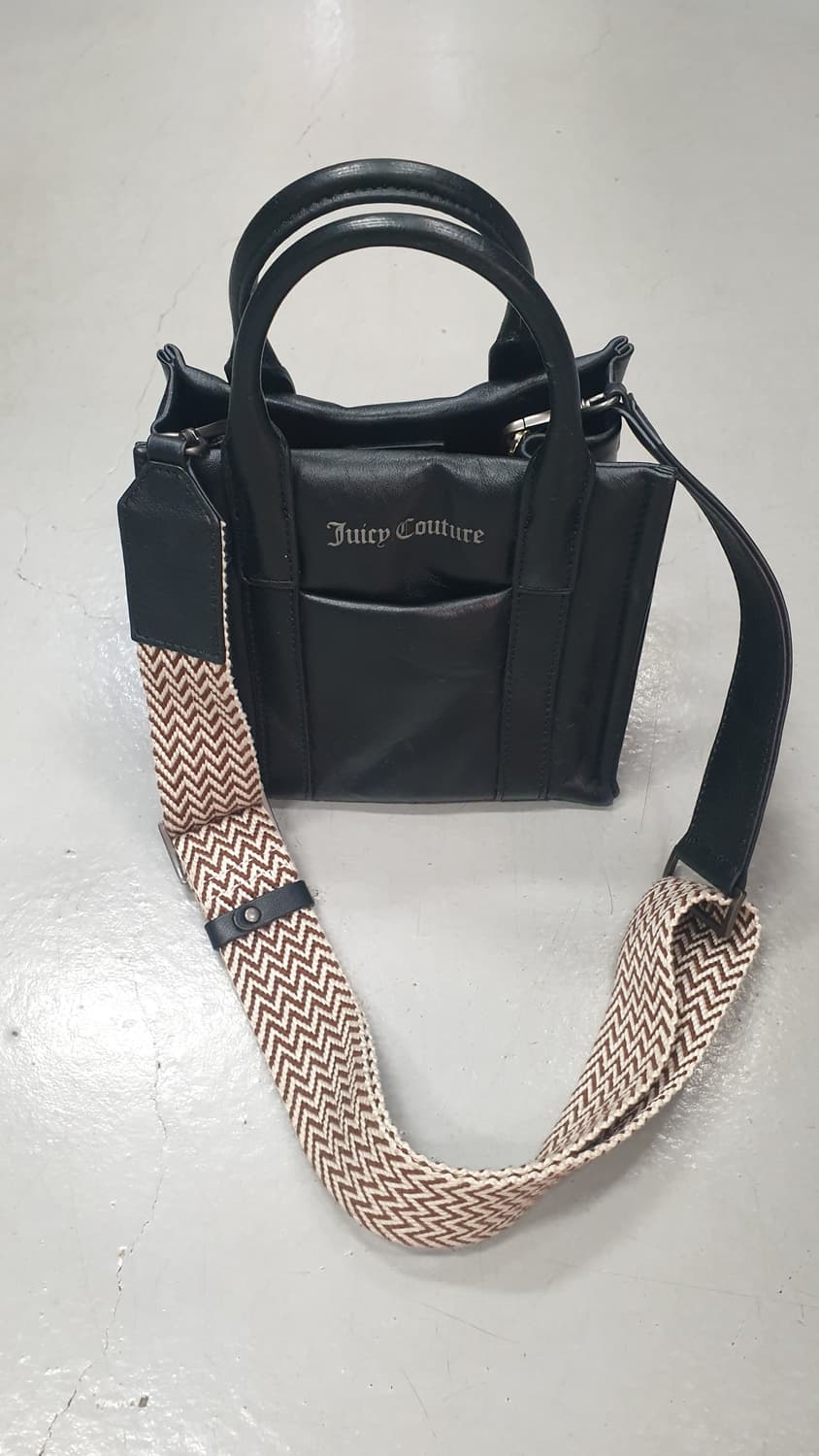 쥬시꾸뛰르 블랙 미니 토트 크로스백 상품이미지1