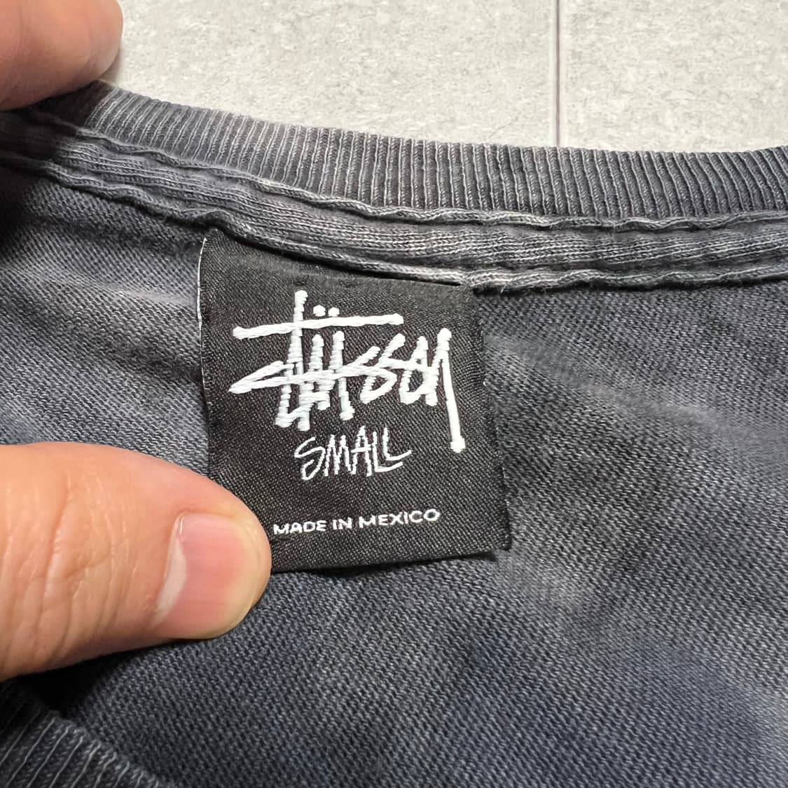 [S] 00s 스투시 스컬 해골 타이다이 반팔티 상품이미지3