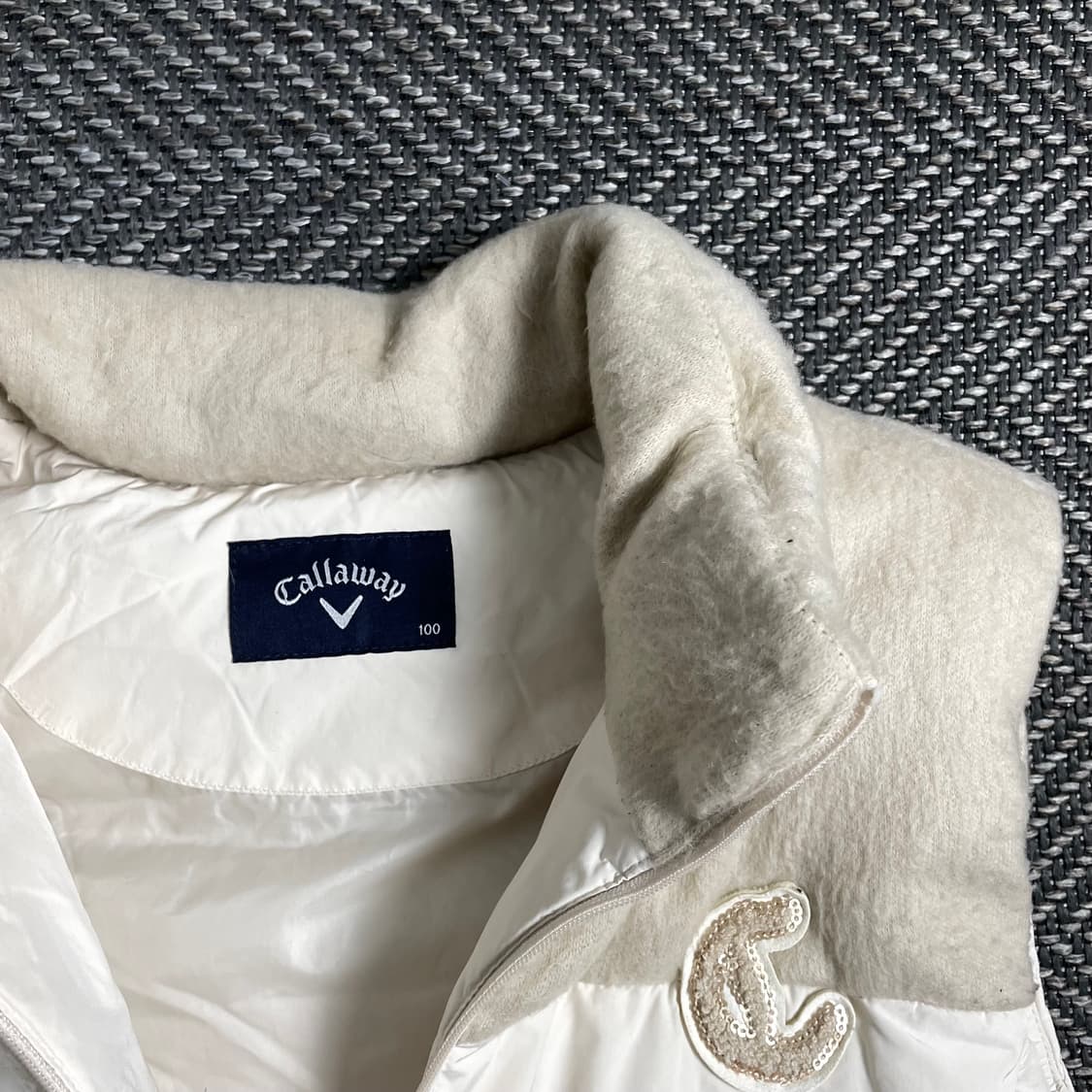 캘러웨이 우먼스 아이보리 덕 다운 베스트o 4334 상품이미지5