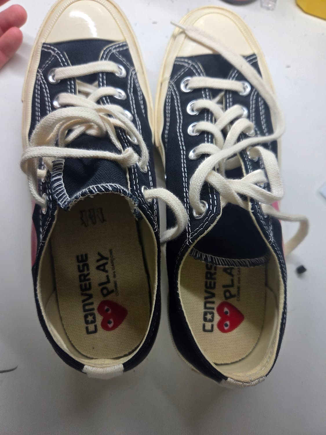 꼼데가르송 컨버스 블랙(265) 상품이미지2