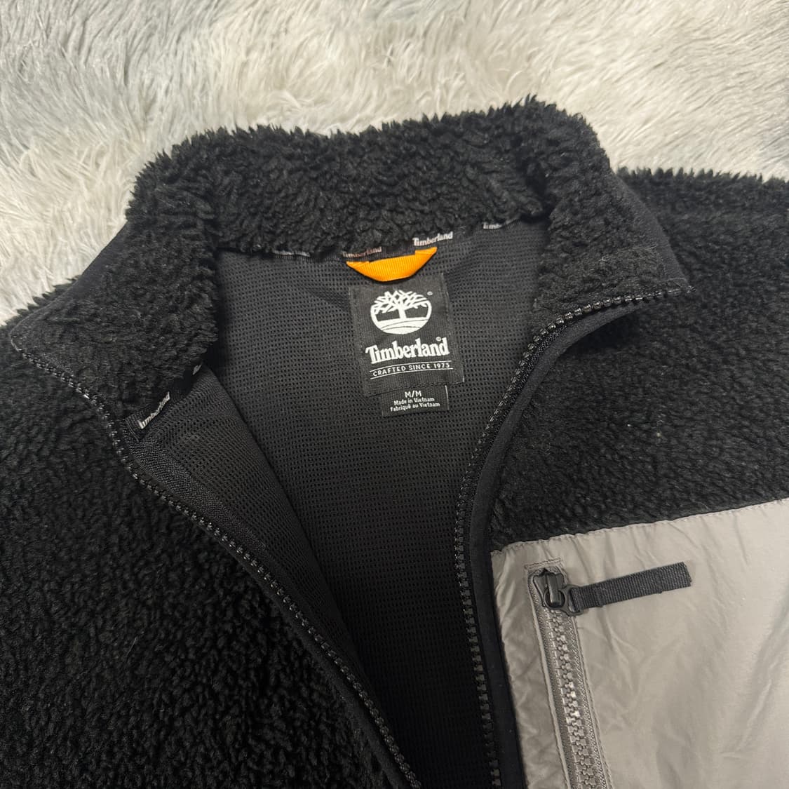 팀버랜드 블랙 뽀글이 플리스 자켓 M사이즈  상품이미지3